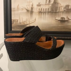Slip On Platform Espadrilles with Leather Soles